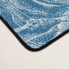 Manatees - Classic Blue Desk Mat Gallery Image 4