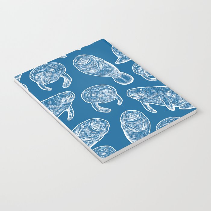 Manatees - Classic Blue Notebook Gallery Image 3