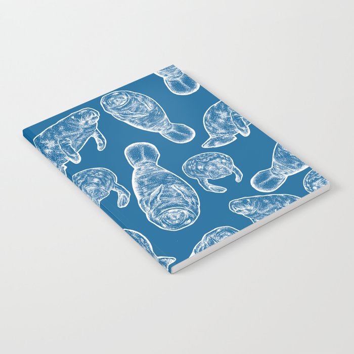 Manatees - Classic Blue Notebook Gallery Image 1