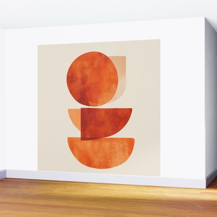 Desert Shapes III Wall Mural Gallery Image 2
