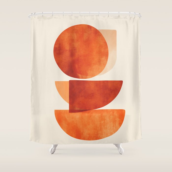 Desert Shapes III Shower Curtain Gallery Image 1