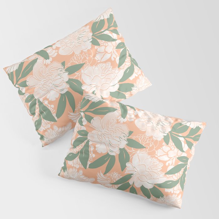 Modern floral blooms PGM7 Pillow Sham Gallery Image 3