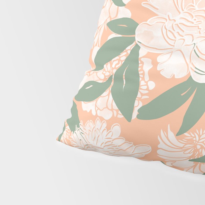 Modern floral blooms PGM7 Pillow Sham Gallery Image 4