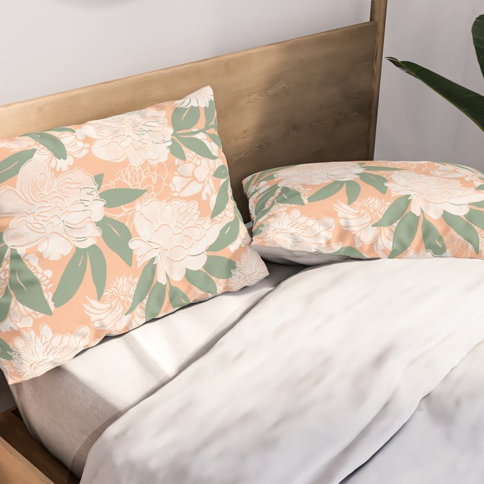 Modern floral blooms PGM7 Pillow Sham Gallery Image 2