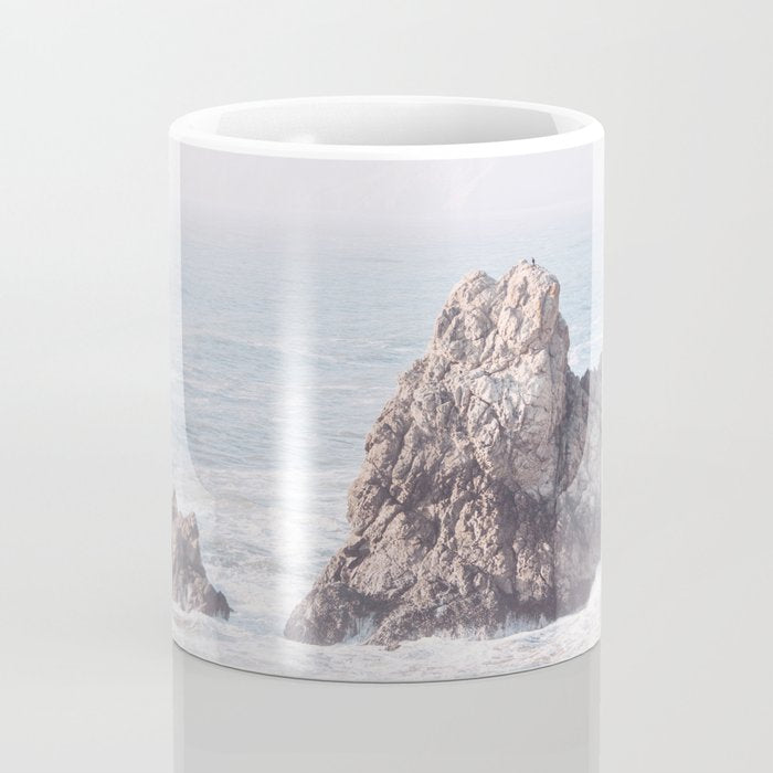 Pale Pacific - Ocean Landscape, Nature Photography Coffee Mug Gallery Image 4