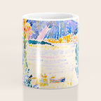 Henri-Edmond Cross Neo-Impressionism Pointillism Cap Nègre 1909 WatercolorPainting Coffee Mug Gallery Image 4