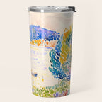 Henri-Edmond Cross Neo-Impressionism Pointillism Cap Nègre 1909 WatercolorPainting Travel Mug Gallery Image 2
