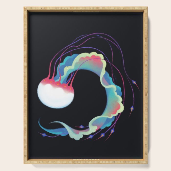 Jellyfish 3 Serving Tray Gallery Image 1