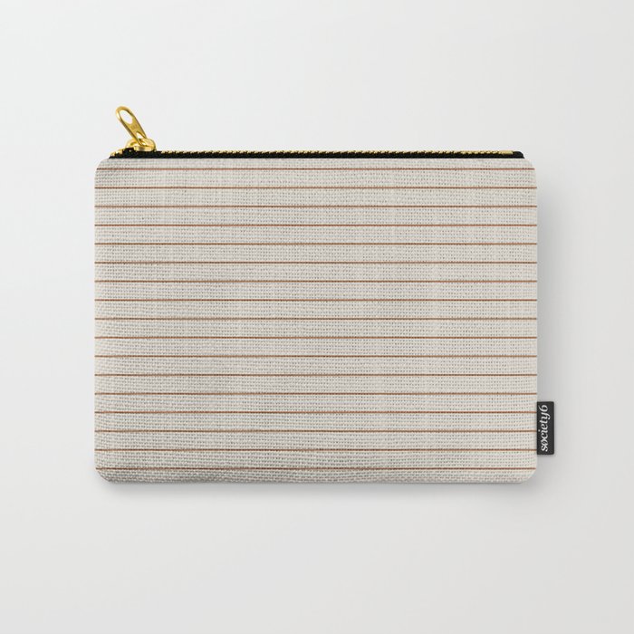 Minimal Arch XVI Earthy Natural Modern Geometric Lines Carry All Pouch Gallery Image 1