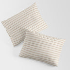 Minimal Arch XVI Earthy Natural Modern Geometric Lines Pillow Sham Gallery Image 3