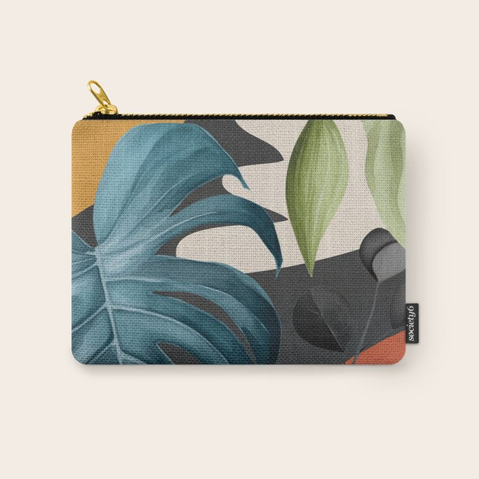 Abstract Tropical Art 19 Carry All Pouch Gallery Image 1