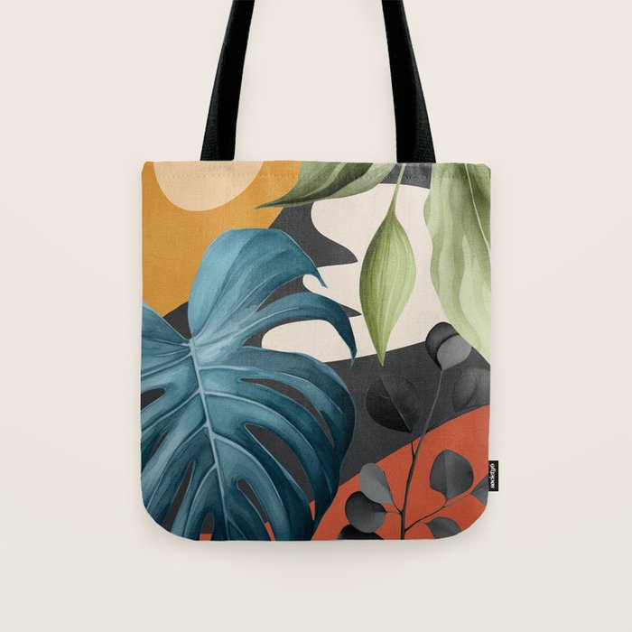 Abstract Tropical Art 19 Tote Bag Gallery Image 1