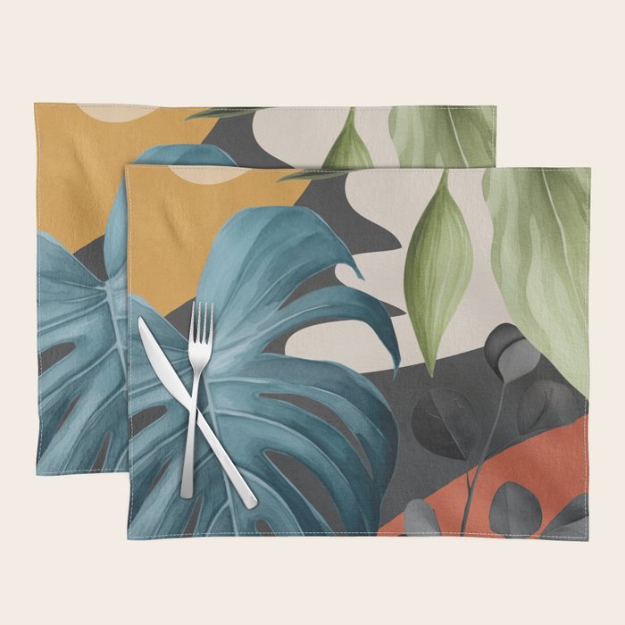 Abstract Tropical Art 19 Placemat Gallery Image 1
