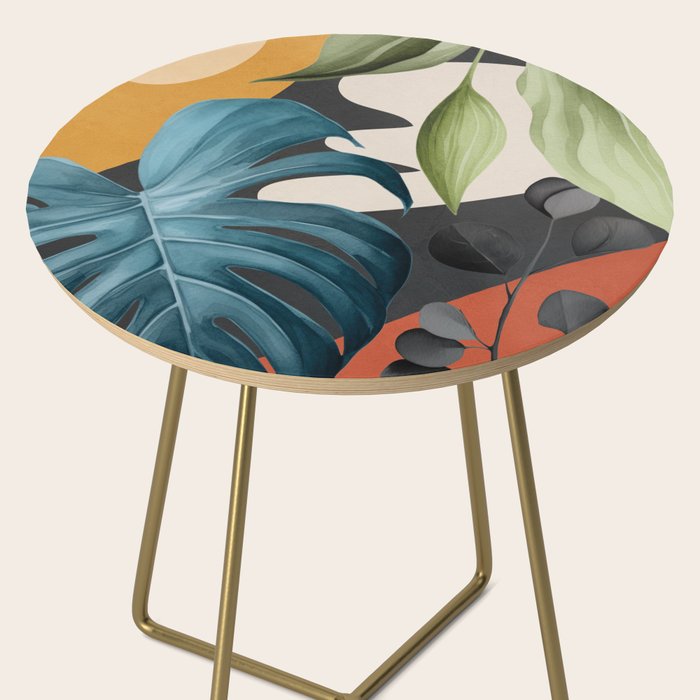 Abstract Tropical Art 19 Side Table Gallery Image 2