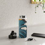 Abstract Tropical Art 19 Water Bottle Gallery Image 4