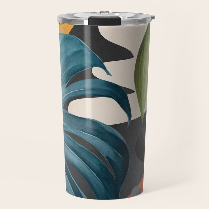 Abstract Tropical Art 19 Travel Mug Gallery Image 1