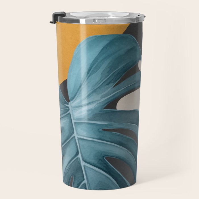 Abstract Tropical Art 19 Travel Mug Gallery Image 3