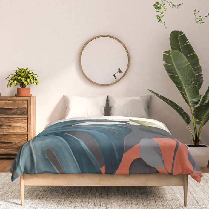 Abstract Tropical Art 19 Comforter Gallery Image 3