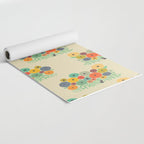 Cat in flower garden Yoga Mat Gallery Image 2