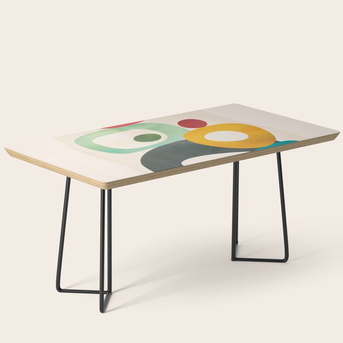 Mid-Century Modern Abstract Art 05 Coffee Table Gallery Image 1