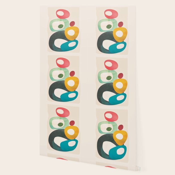 Mid-Century Modern Abstract Art 05 Wallpaper Gallery Image 2
