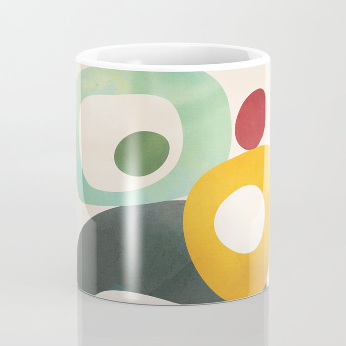Mid-Century Modern Abstract Art 05 Coffee Mug Gallery Image 4