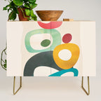 Mid-Century Modern Abstract Art 05 Credenza Gallery Image 1