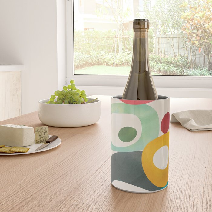 Mid-Century Modern Abstract Art 05 Wine Chiller Gallery Image 4