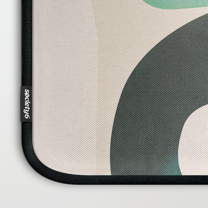 Mid-Century Modern Abstract Art 05 Laptop Sleeve Gallery Image 3