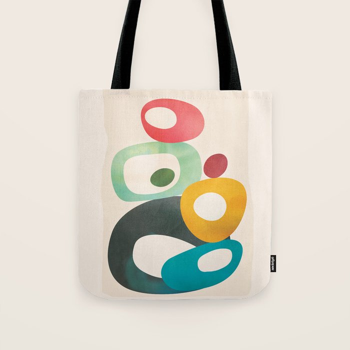 Mid-Century Modern Abstract Art 05 Tote Bag Gallery Image 1