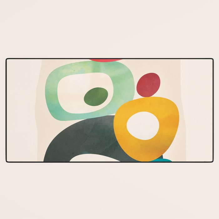 Mid-Century Modern Abstract Art 05 Desk Mat Gallery Image 3