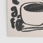 Bonjour Coffee In Black Poster Gallery Image 3
