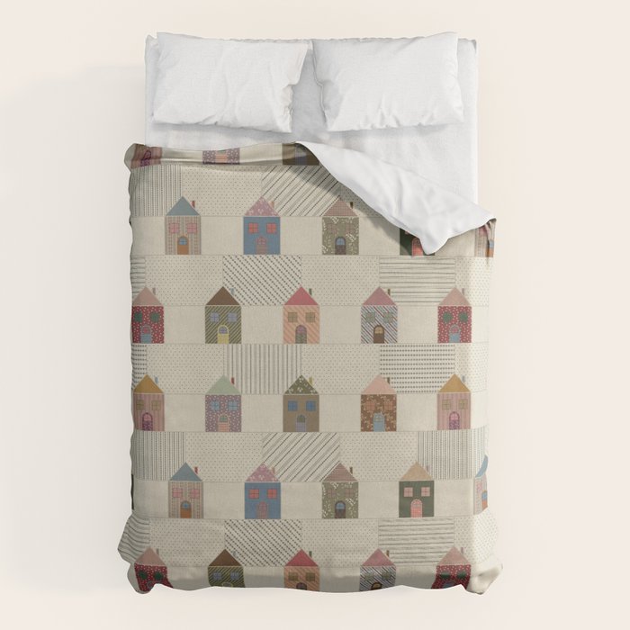 Granny's Village Duvet Cover Gallery Image 6