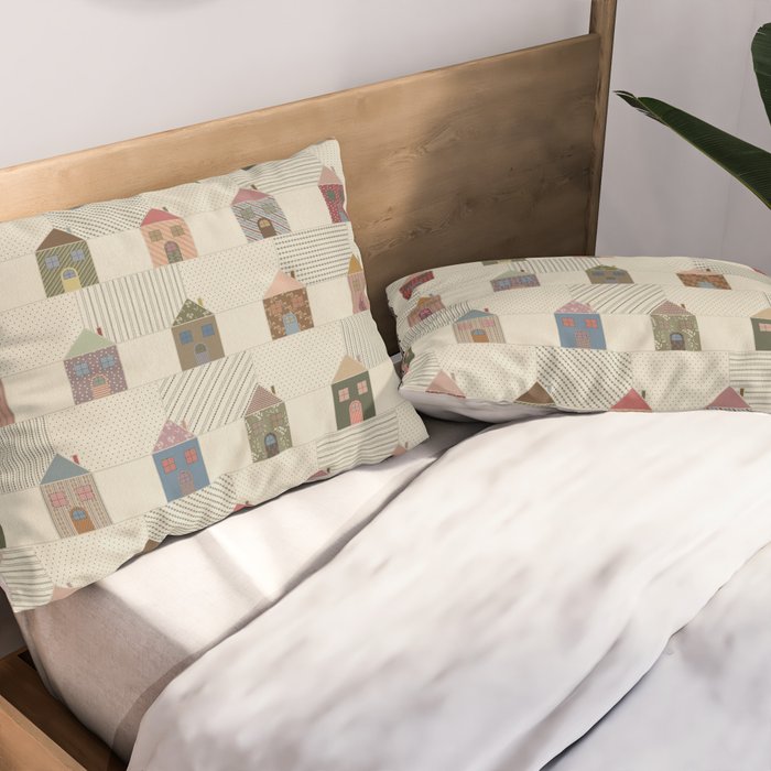Granny's Village Pillow Sham Gallery Image 2