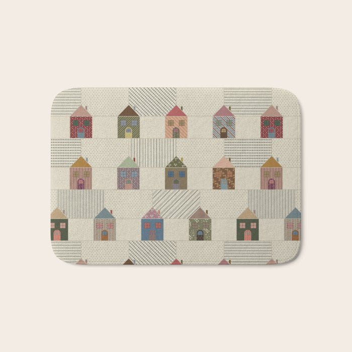 Granny's Village Bath Mat Gallery Image 1