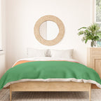 Color Block Striped Solid Pink Green Orange Duvet Cover Gallery Image 3