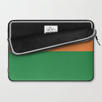 Color Block Striped Solid Pink Green Orange Laptop Sleeve Gallery Image 2