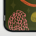 Texas Mushrooms - Bright Multicolor on Green Laptop Sleeve Gallery Image 3