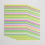 Summer Stripes Spring Green Pastel Multicolor Pattern Wrapping Paper Gallery Image 3