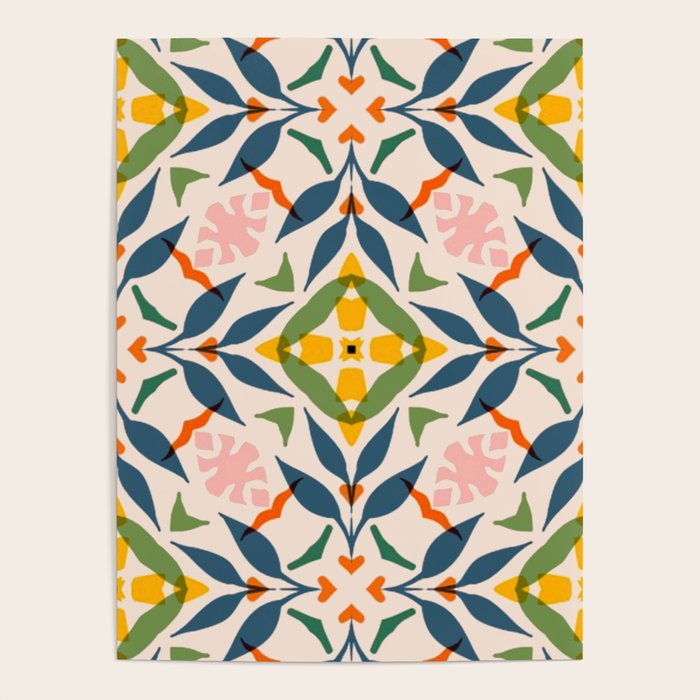 Scandi garden Poster Gallery Image 1