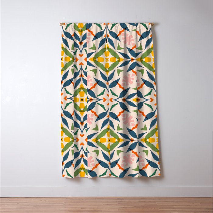Scandi garden Window Curtain Gallery Image 3