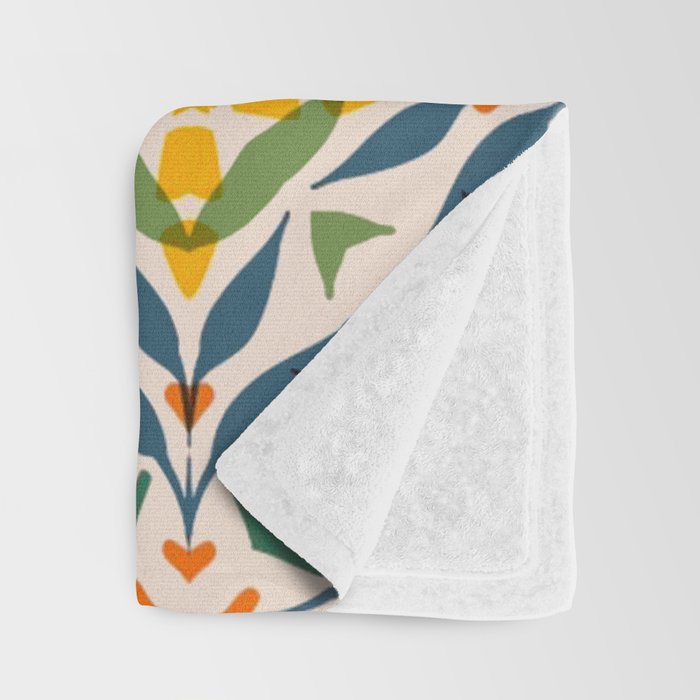 Scandi garden Throw Blanket Gallery Image 3