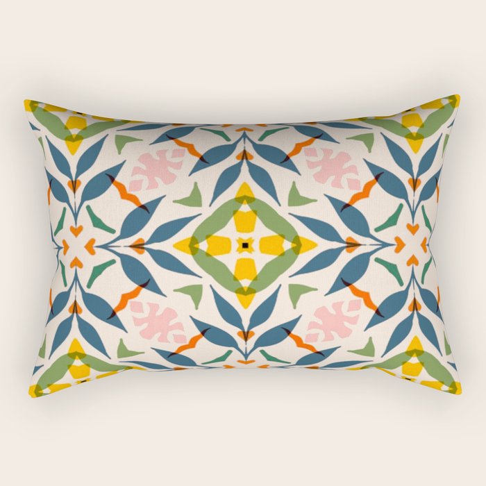 Scandi garden Rectangular Pillow Gallery Image 2