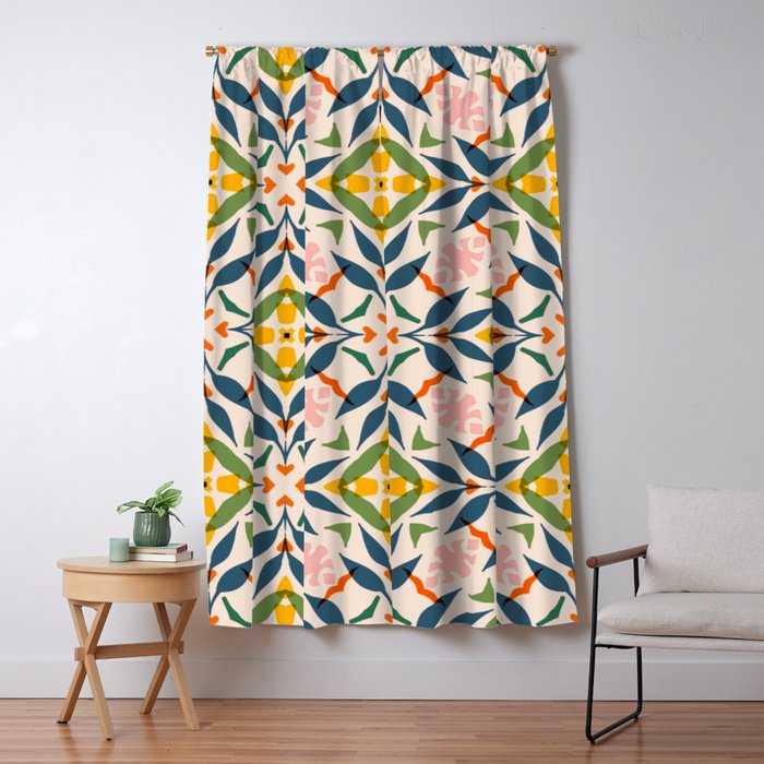 Scandi garden Window Curtain Gallery Image 1