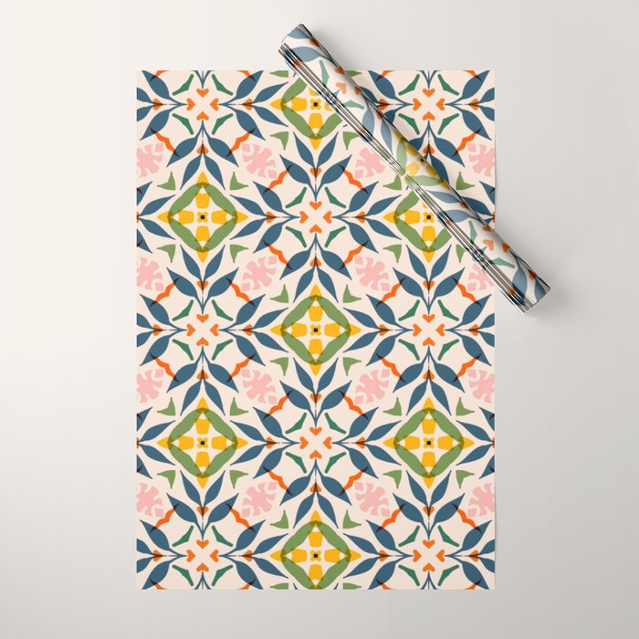 Scandi garden Wrapping Paper Gallery Image 1