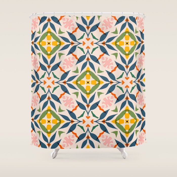 Scandi garden Shower Curtain Gallery Image 1