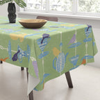 Garden Bird feeding may green Tablecloth Gallery Image 3