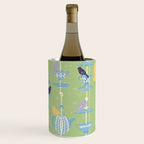 Garden Bird feeding may green Wine Chiller Gallery Image 1
