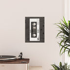Cassette Tape Black And White #decor #society6 #buyart Poster Gallery Image 2
