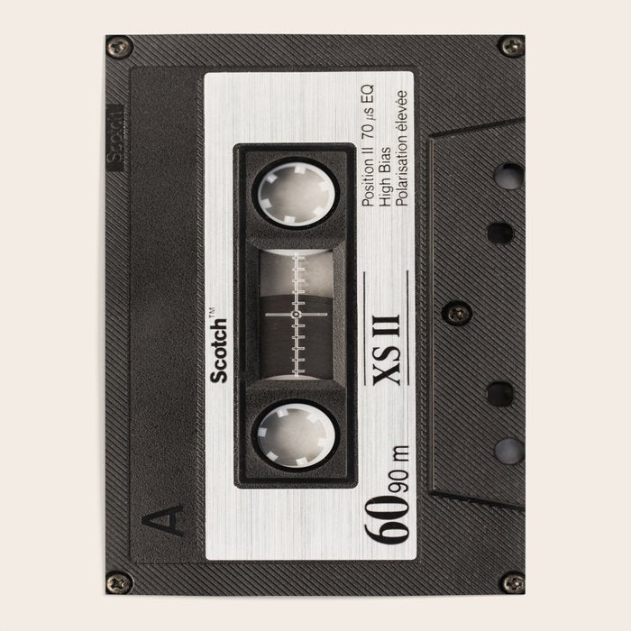 Cassette Tape Black And White #decor #society6 #buyart Poster Gallery Image 1